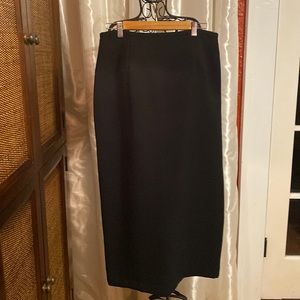 Emma James long black skirt, 14